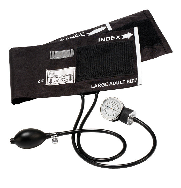 Aneroid Sphygmomanometer - Premium Large Adult (82-OB)