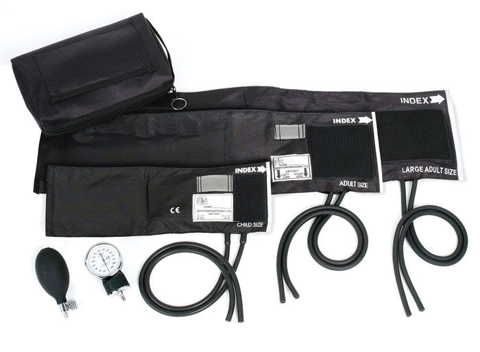Aneroid Sphygmomanometer - 3-in-1 Set with Carry Case (882-COM)